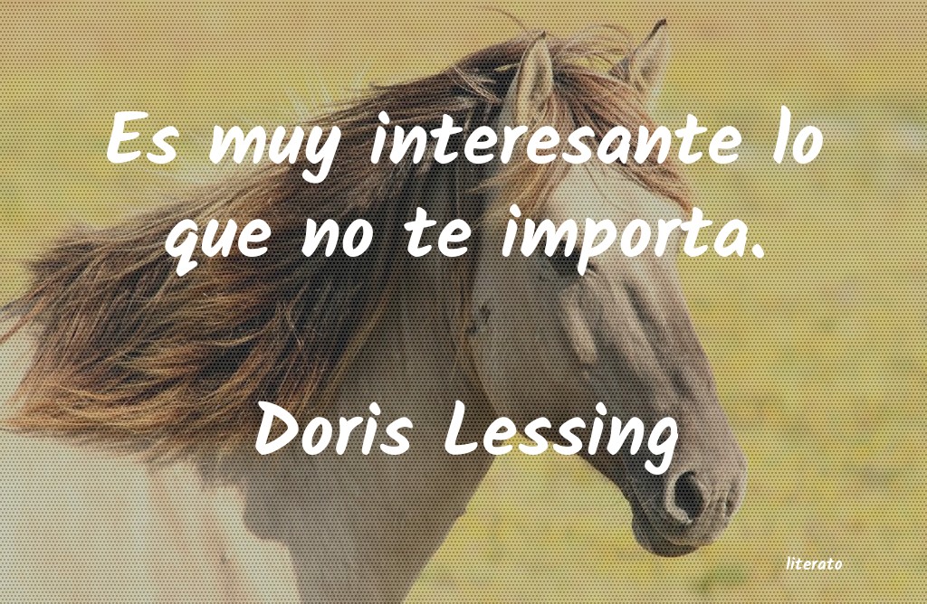 Frases de Doris Lessing