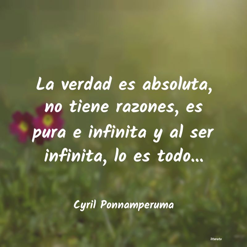 frases de Cyril Ponnamperuma