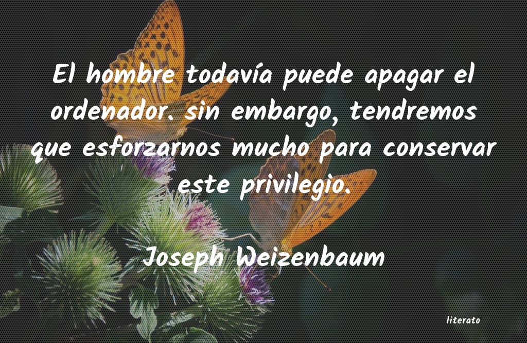 frases de Joseph Weizenbaum
