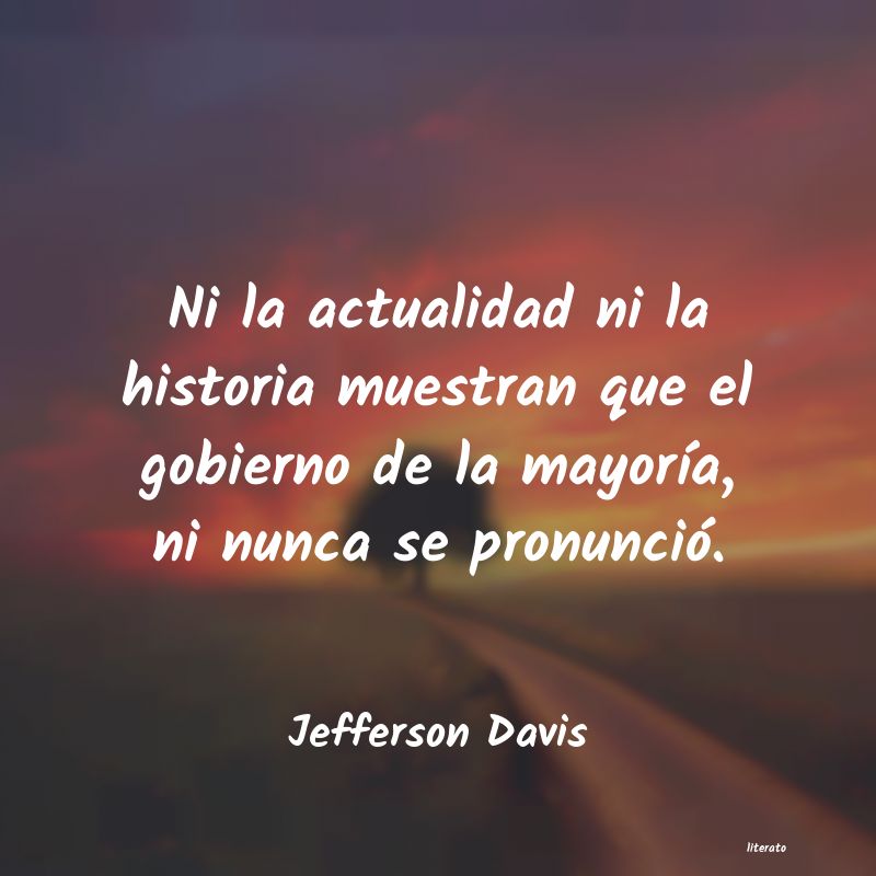frases de Jefferson Davis