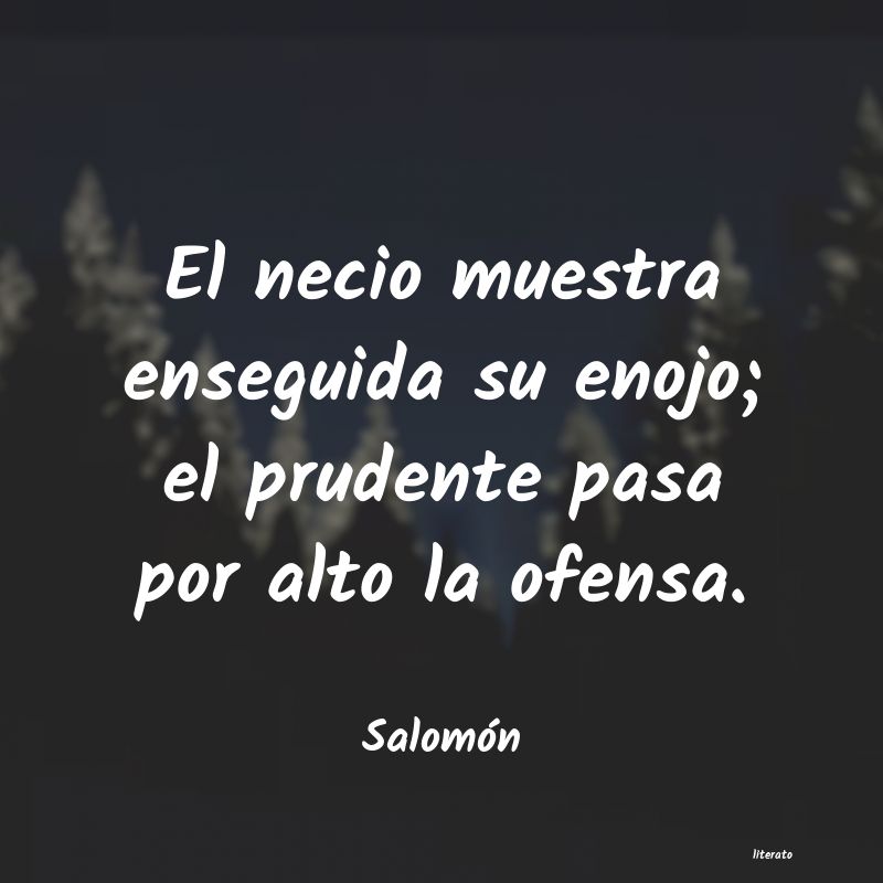 Frases de Salomón