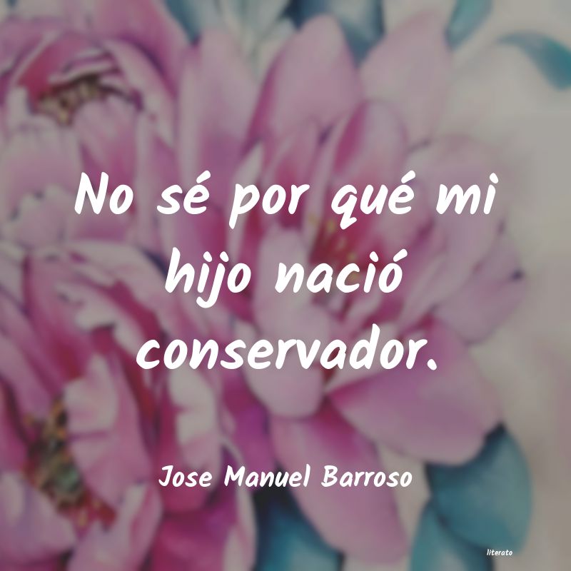 Frases de Jose Manuel Barroso