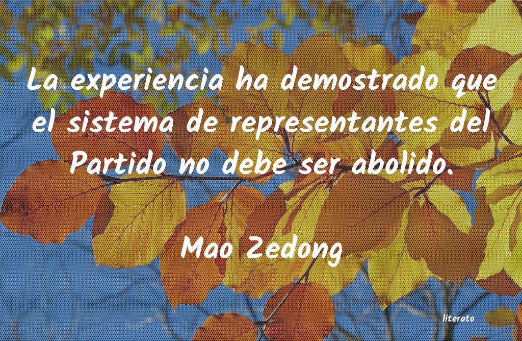 frases de Mao Zedong