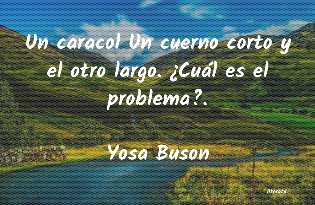 frases de Yosa Buson
