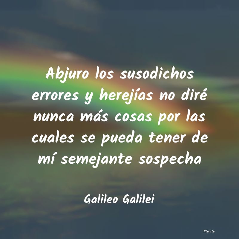 frases de Galileo Galilei