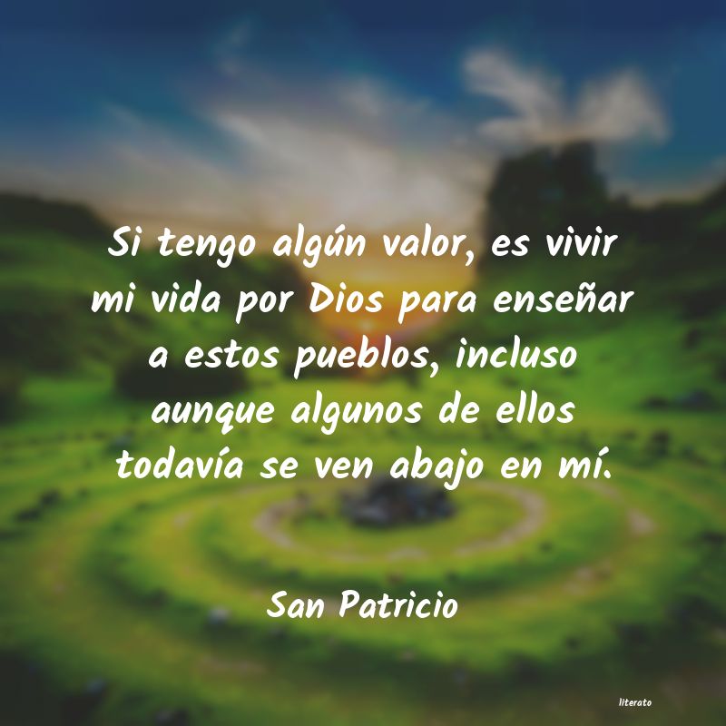 frases de San Patricio