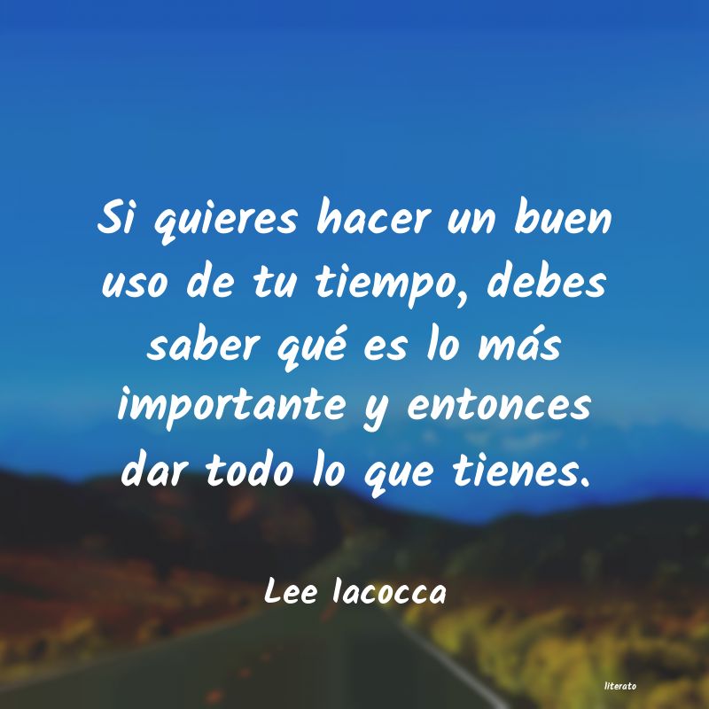 frases de Lee Iacocca