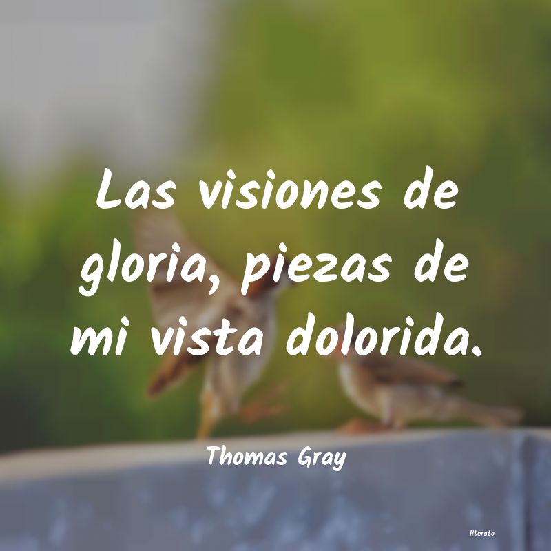 Frases de Thomas Gray