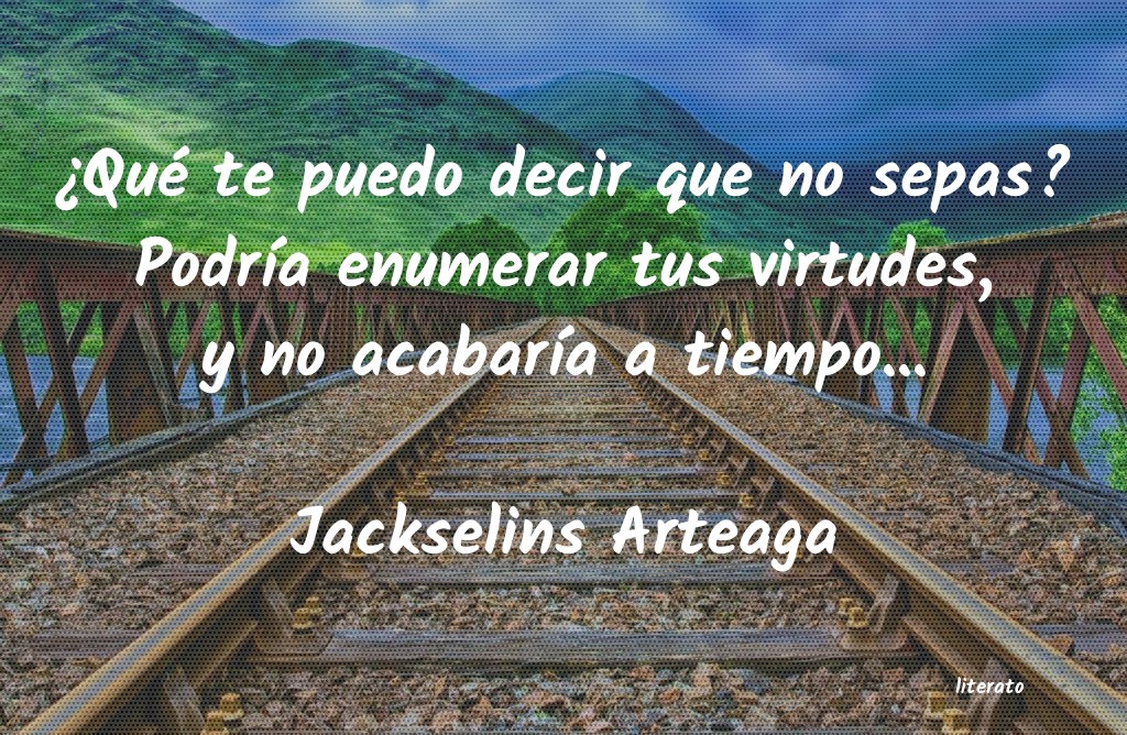 Frases de Jackselins Arteaga