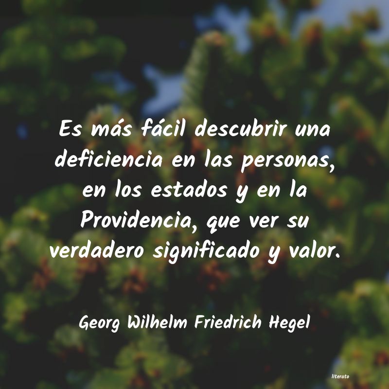 frases de Georg Wilhelm Friedrich Hegel