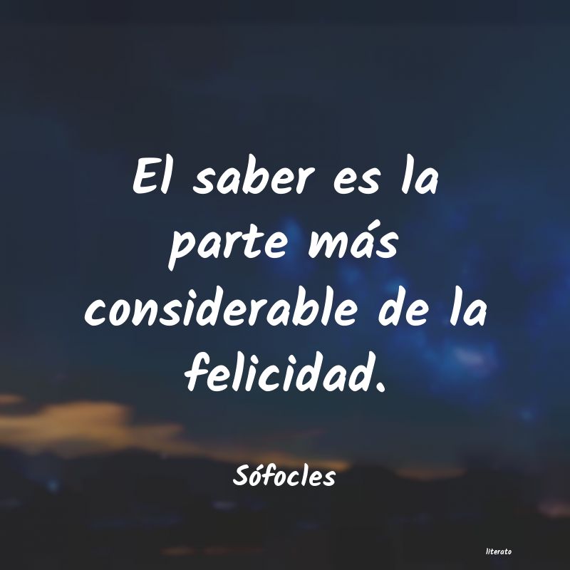 frases de SÃ³focles