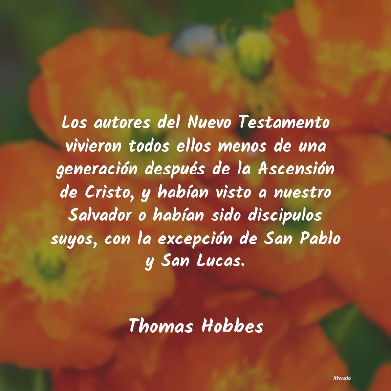 Frases de Thomas Hobbes