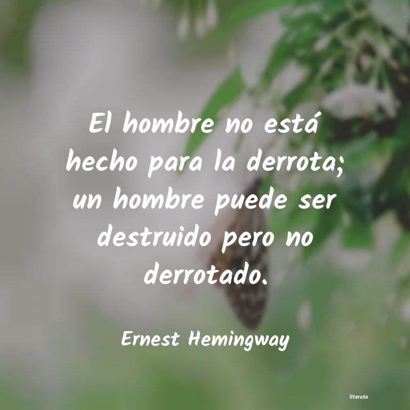 frases de Ernest Hemingway