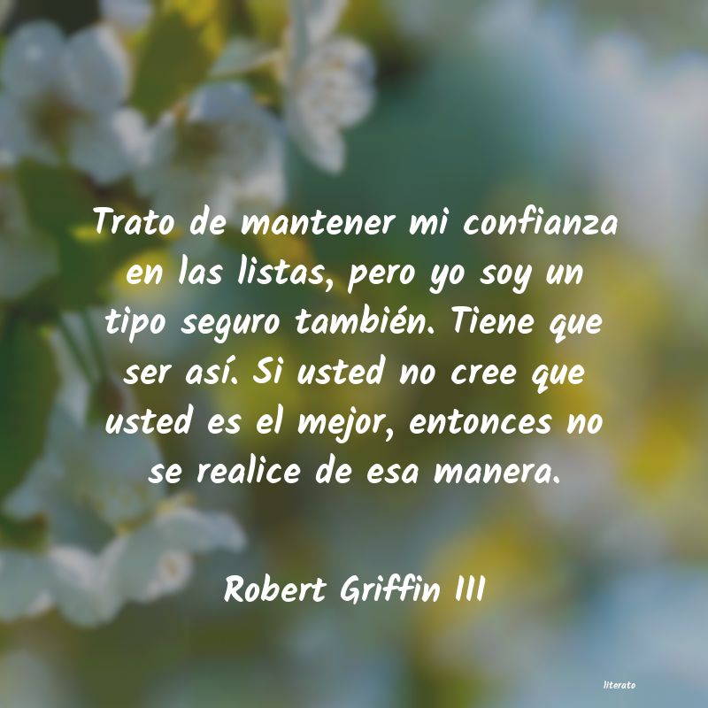 frases de Robert Griffin III
