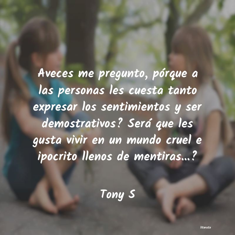 Frases de Tony S