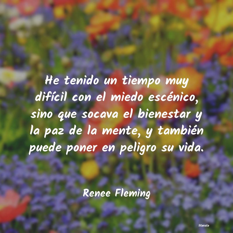 Frases de Renee Fleming