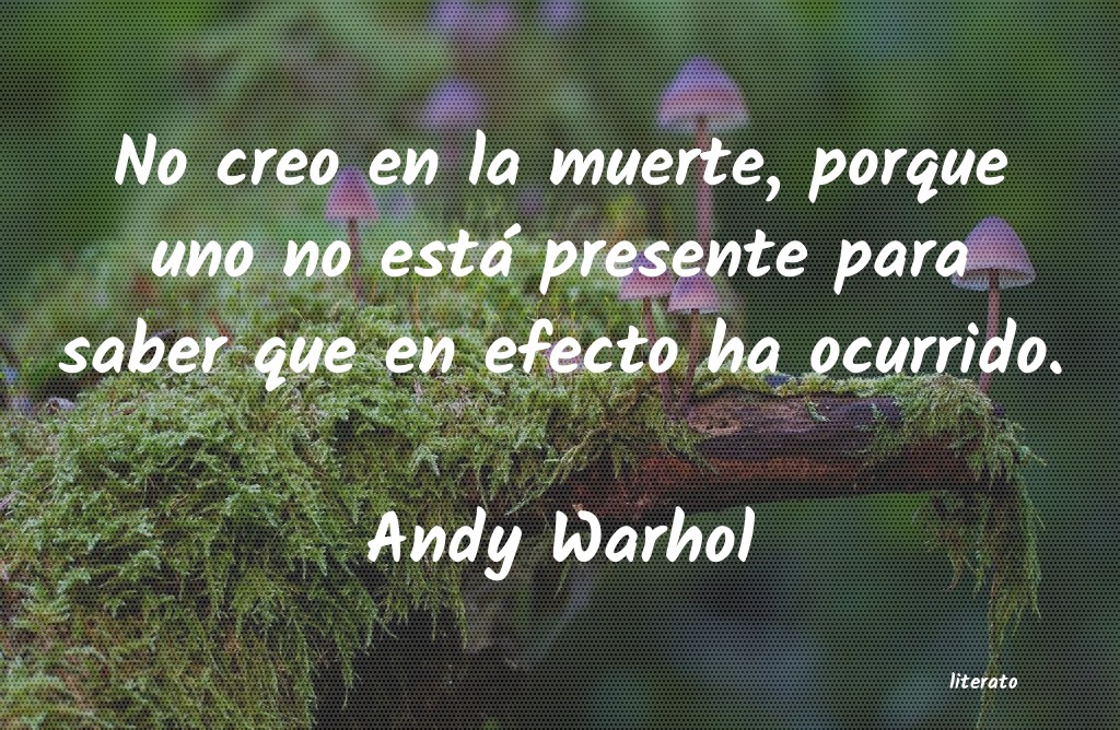 Frases de Andy Warhol - literato