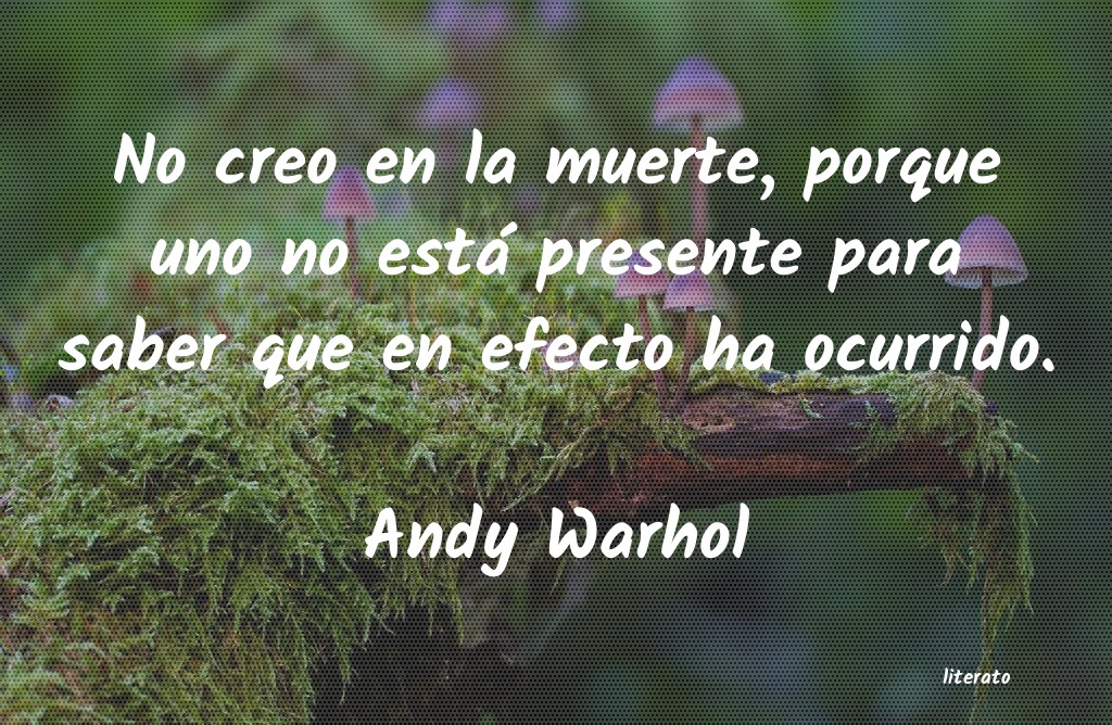 frases de Andy Warhol