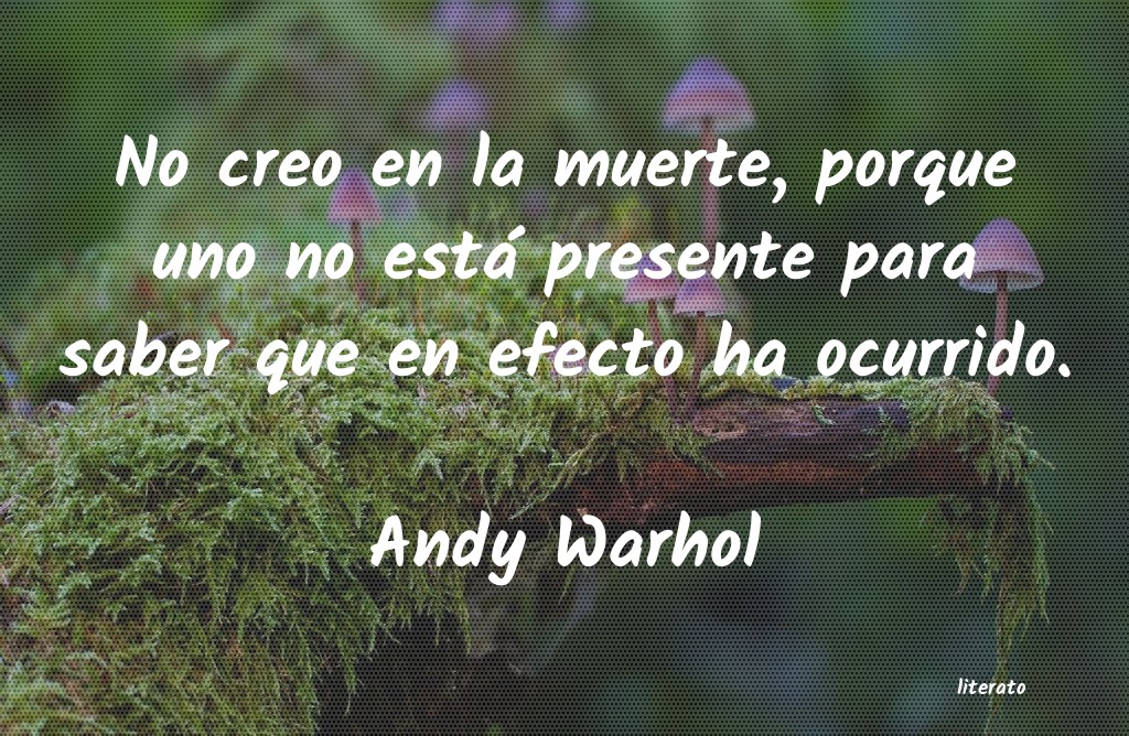 Frases de Andy Warhol