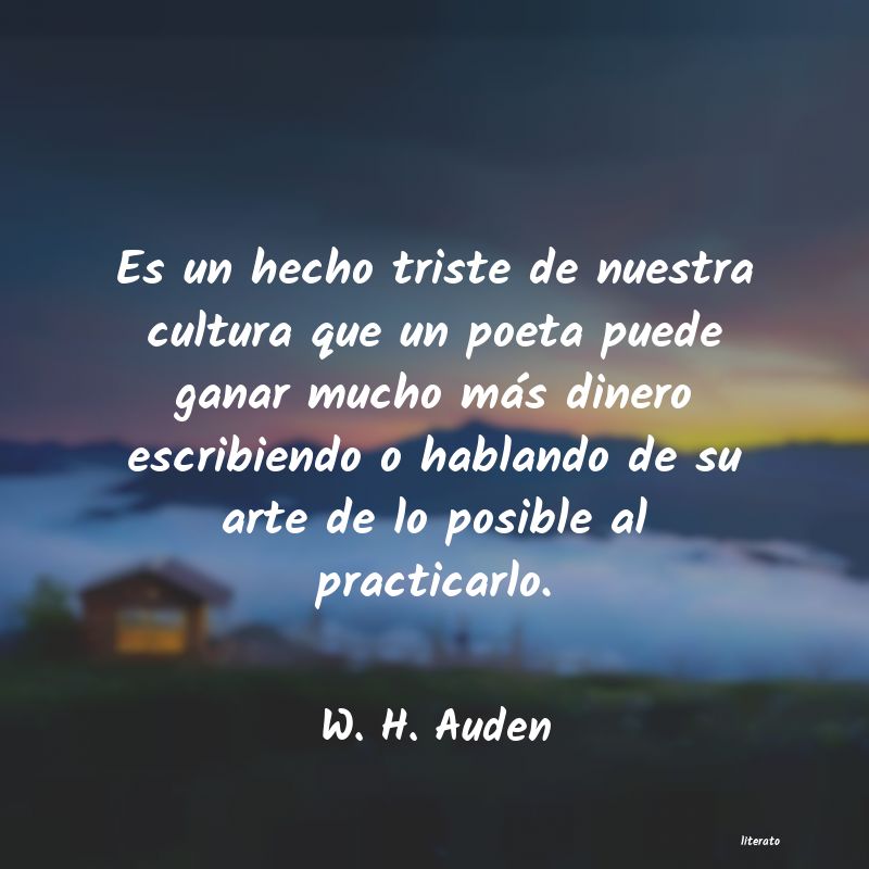 frases de W. H. Auden