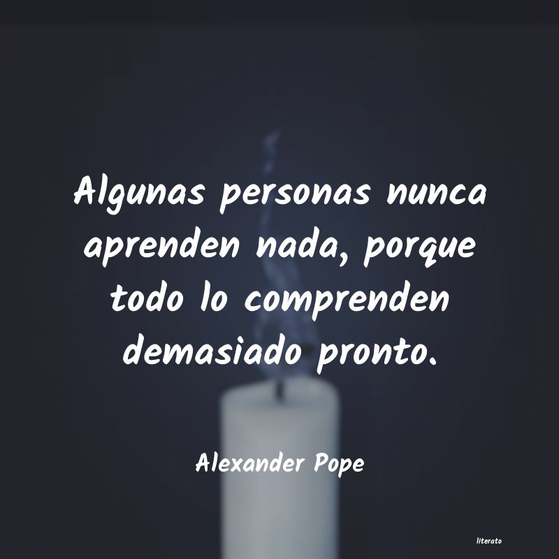 frases de Alexander Pope
