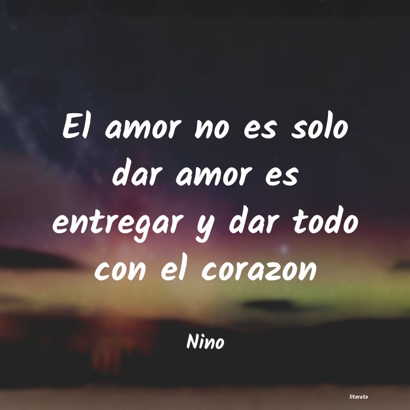 frases de Nino