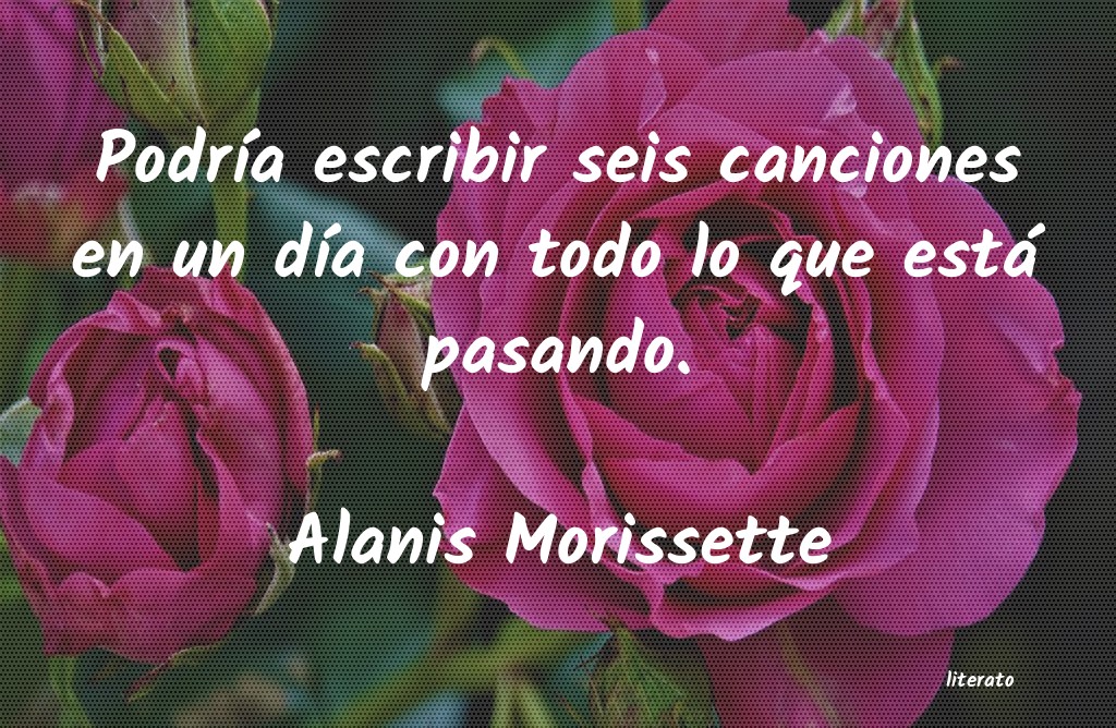 frases de Alanis Morissette