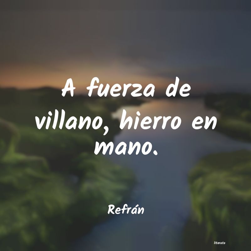 Frases de Refrán