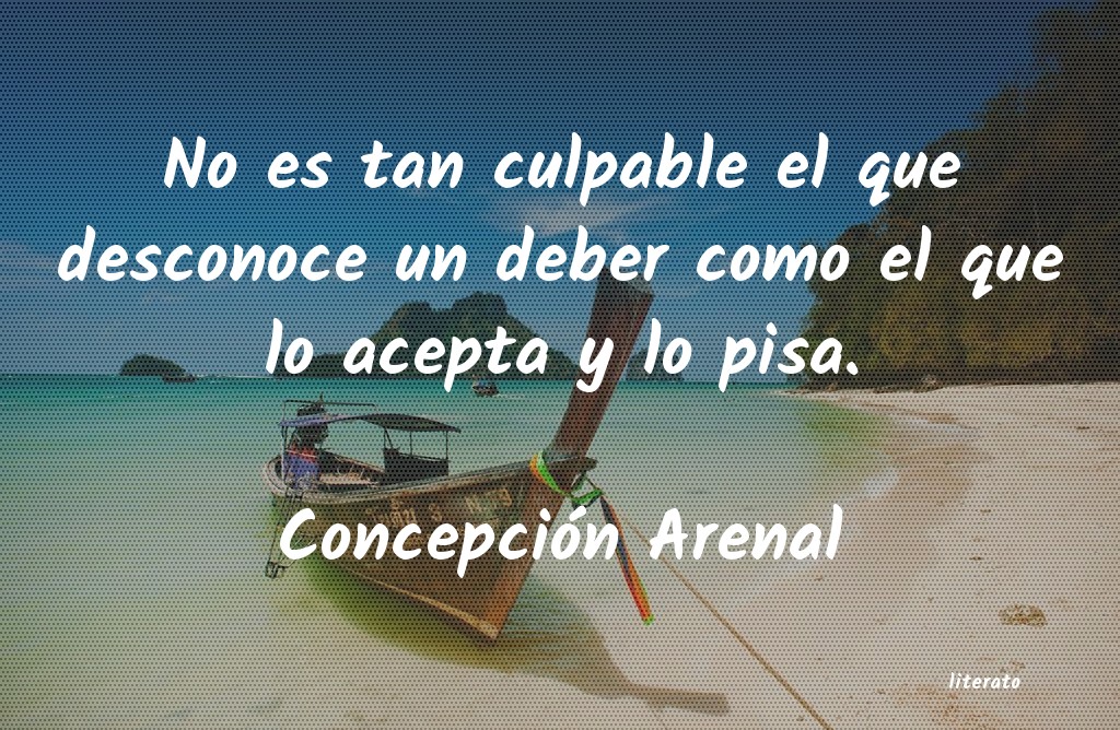 frases de Concepción Arenal
