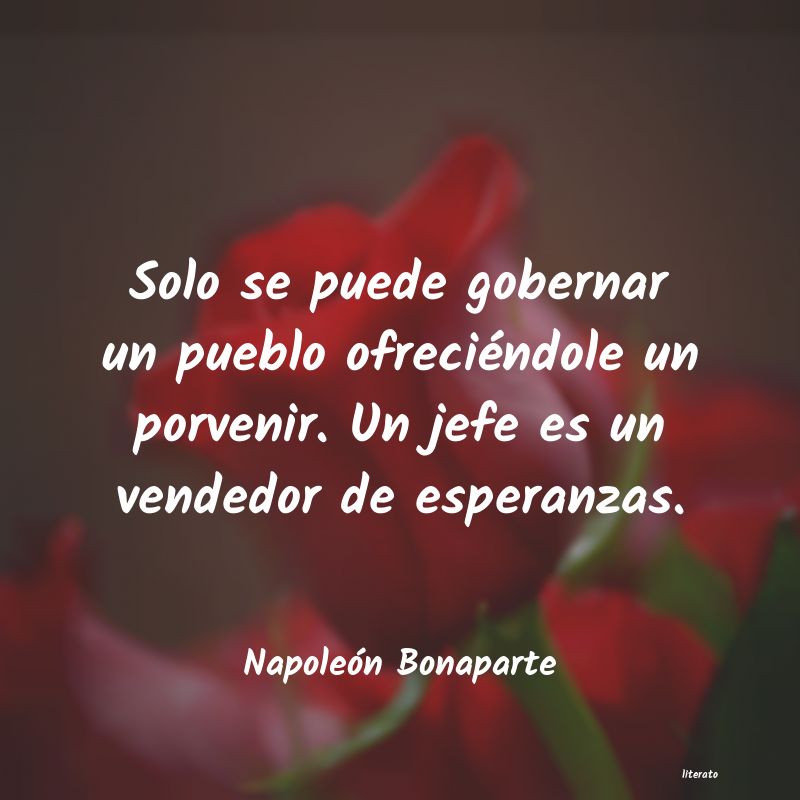 Frases de Napoleón Bonaparte