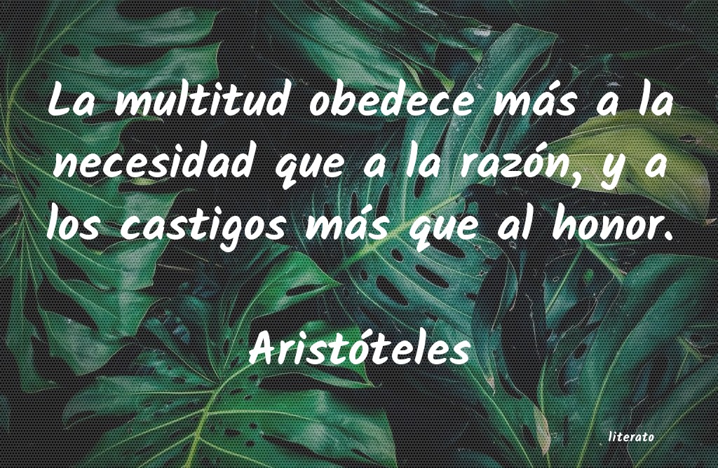 Frases de Aristóteles