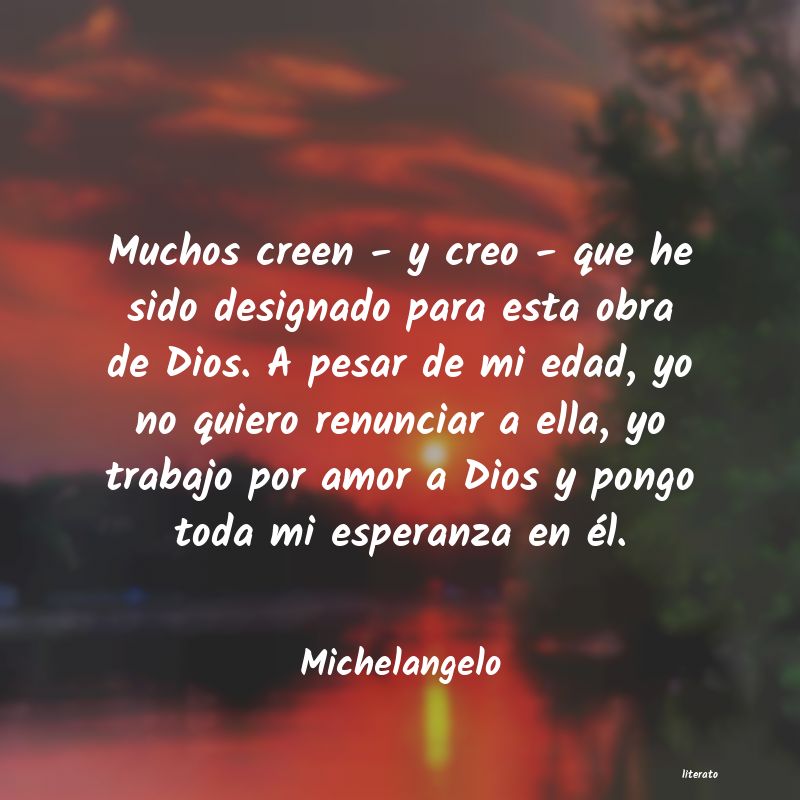 frases de Michelangelo