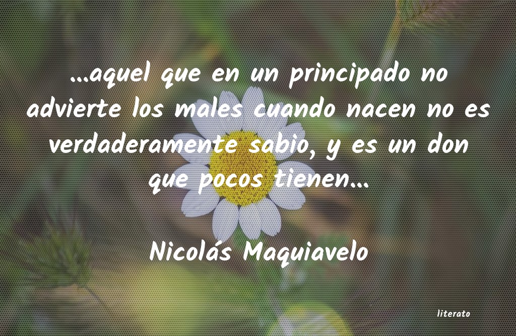 frases de Nicolás Maquiavelo