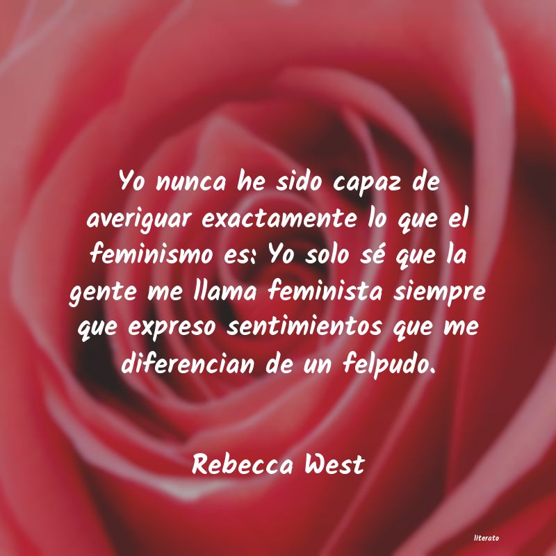 Frases de Rebecca West