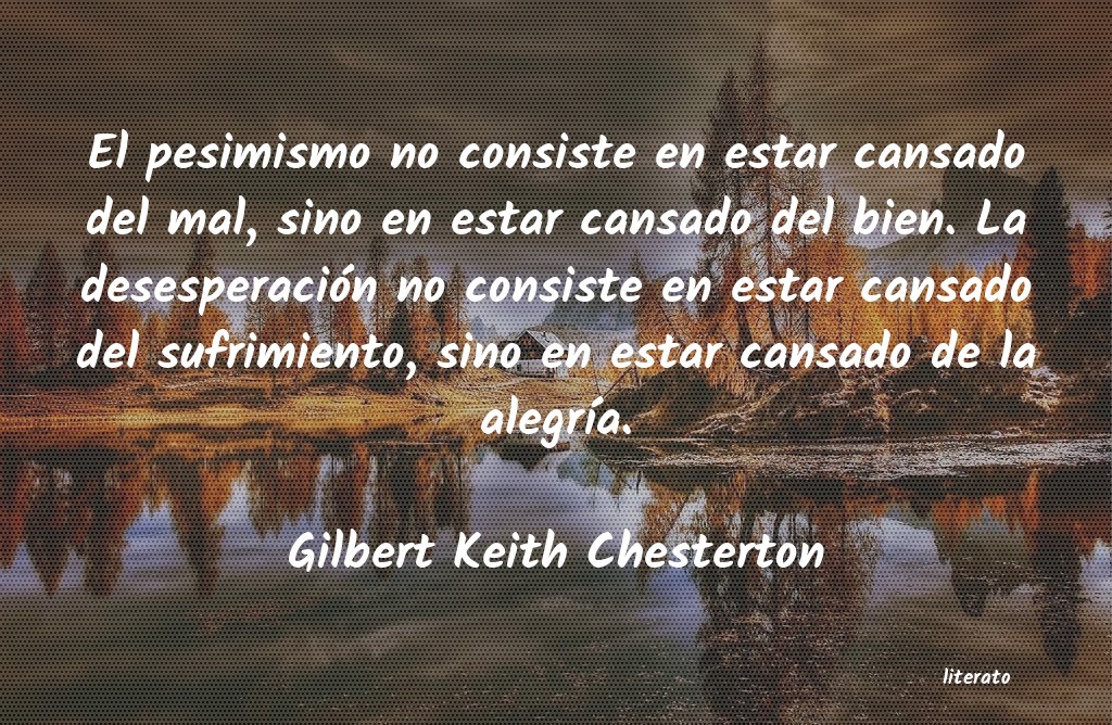 frases de Gilbert Keith Chesterton