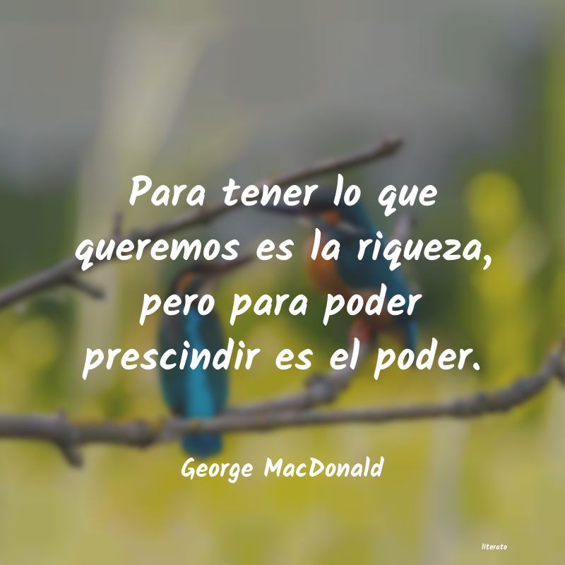 Frases de George MacDonald