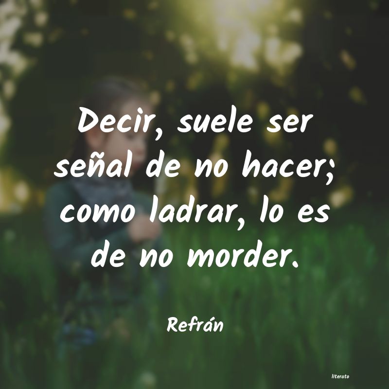 frases de Refrán