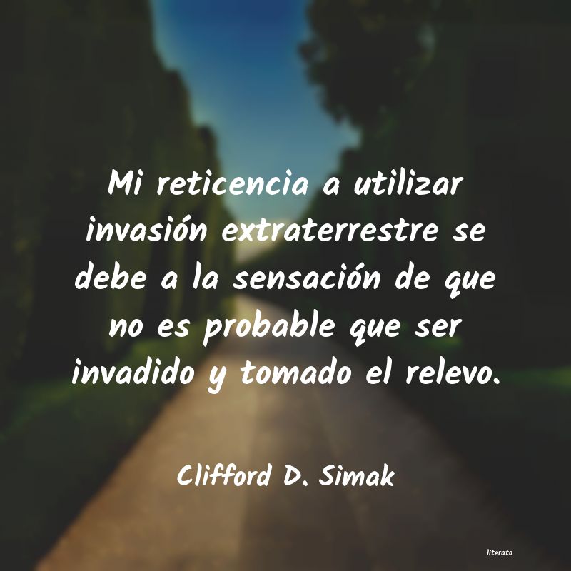 frases de Clifford D. Simak