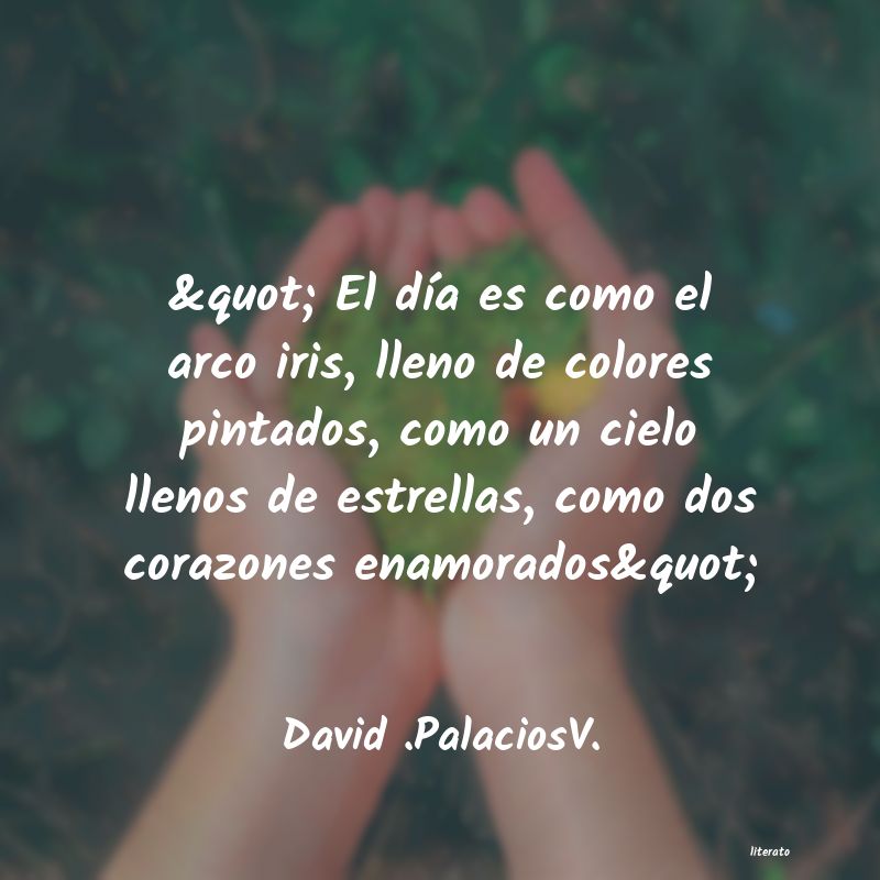 frases de David .PalaciosV.