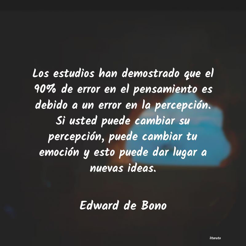 frases de Edward de Bono