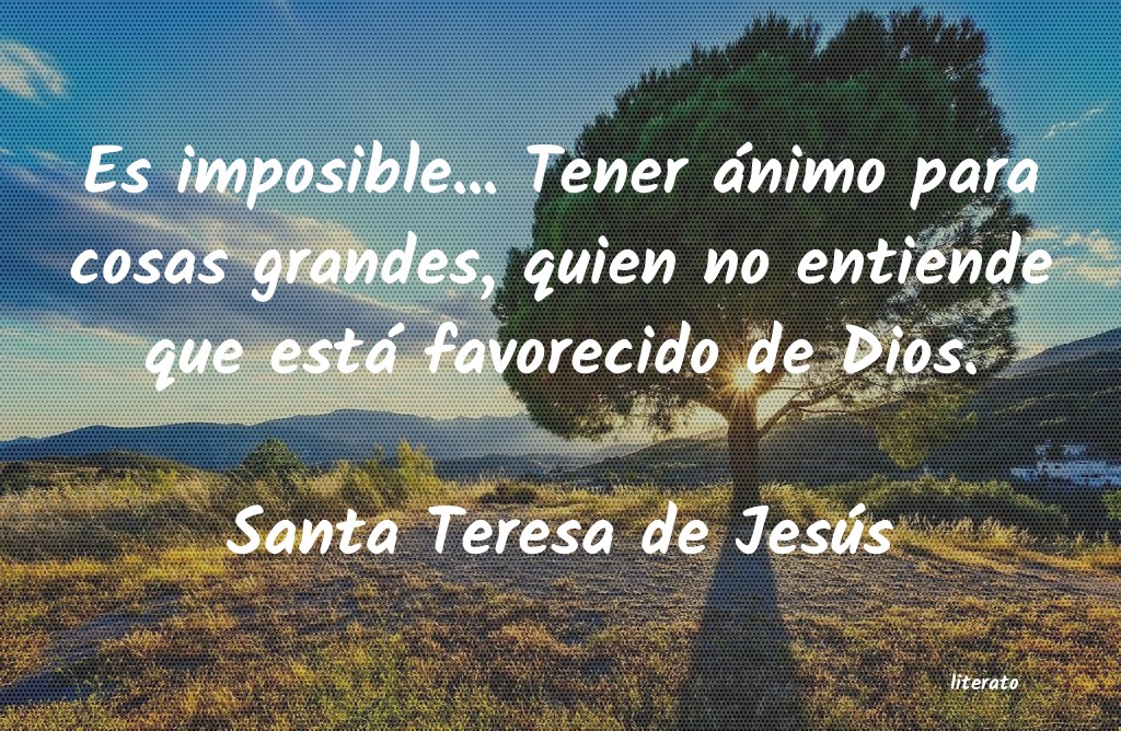 Frases de Santa Teresa de Jesús