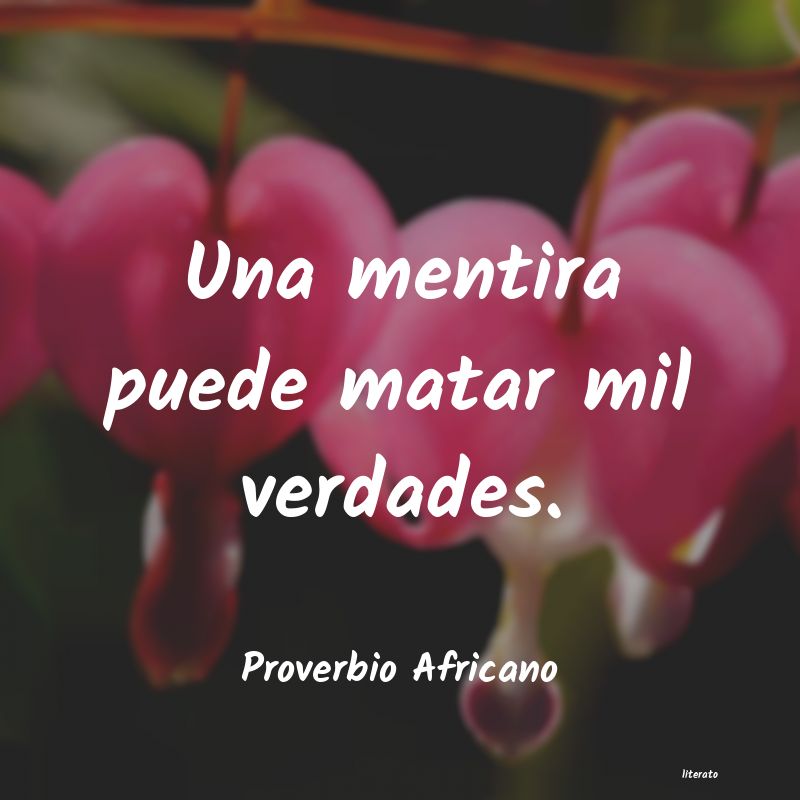 frases de Proverbio Africano