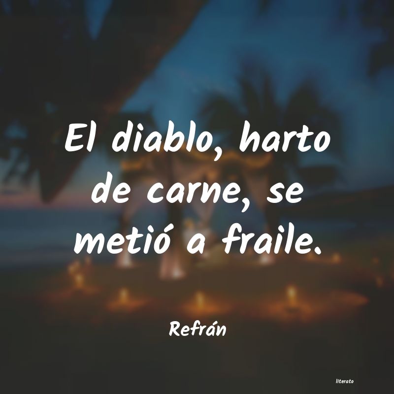 Frases de Refrán