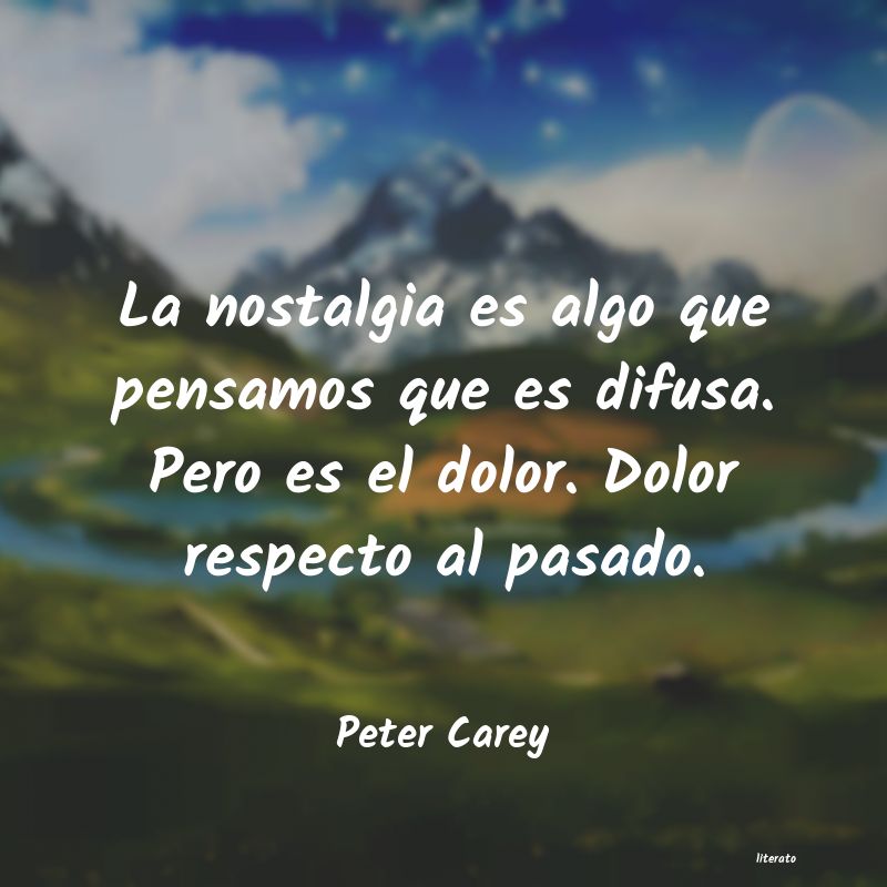 frases de Peter Carey