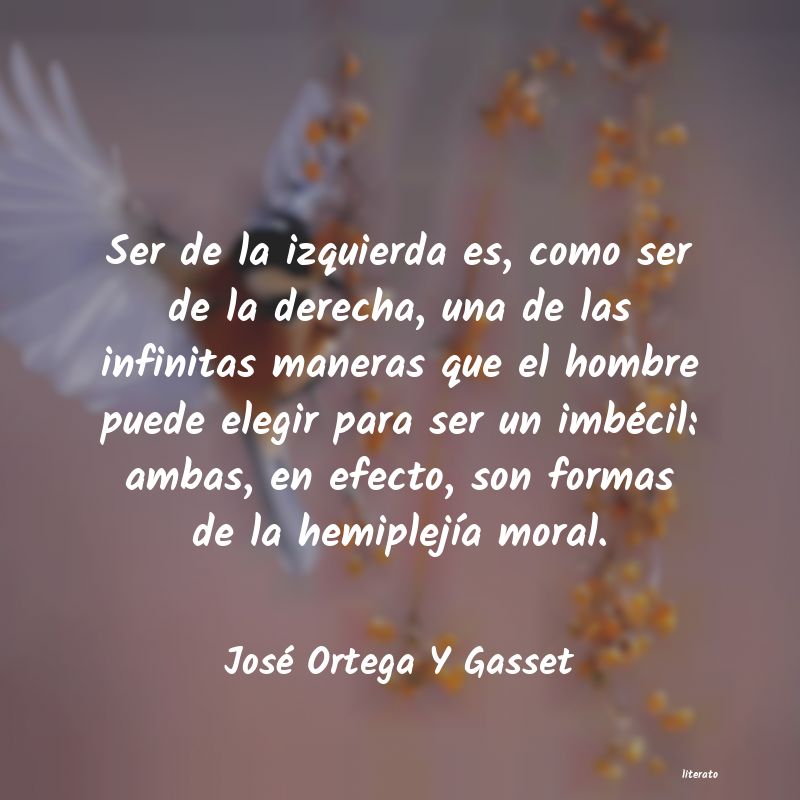 Frases de José Ortega Y Gasset