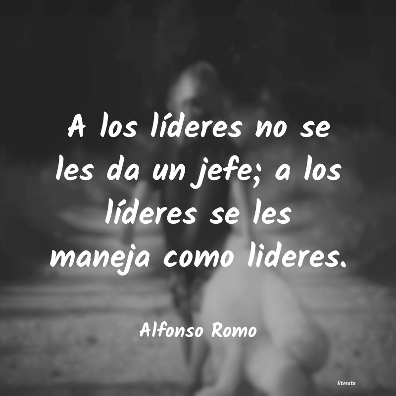 frases de Alfonso Romo