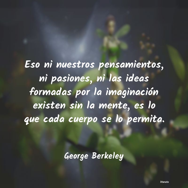 Frases de George Berkeley