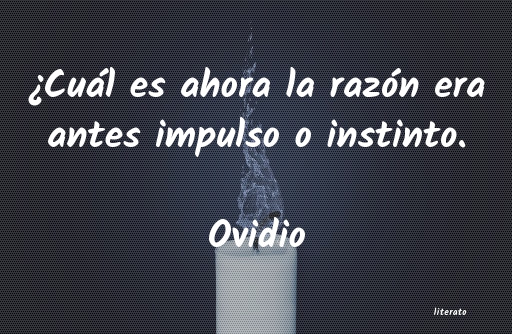 frases de Ovidio