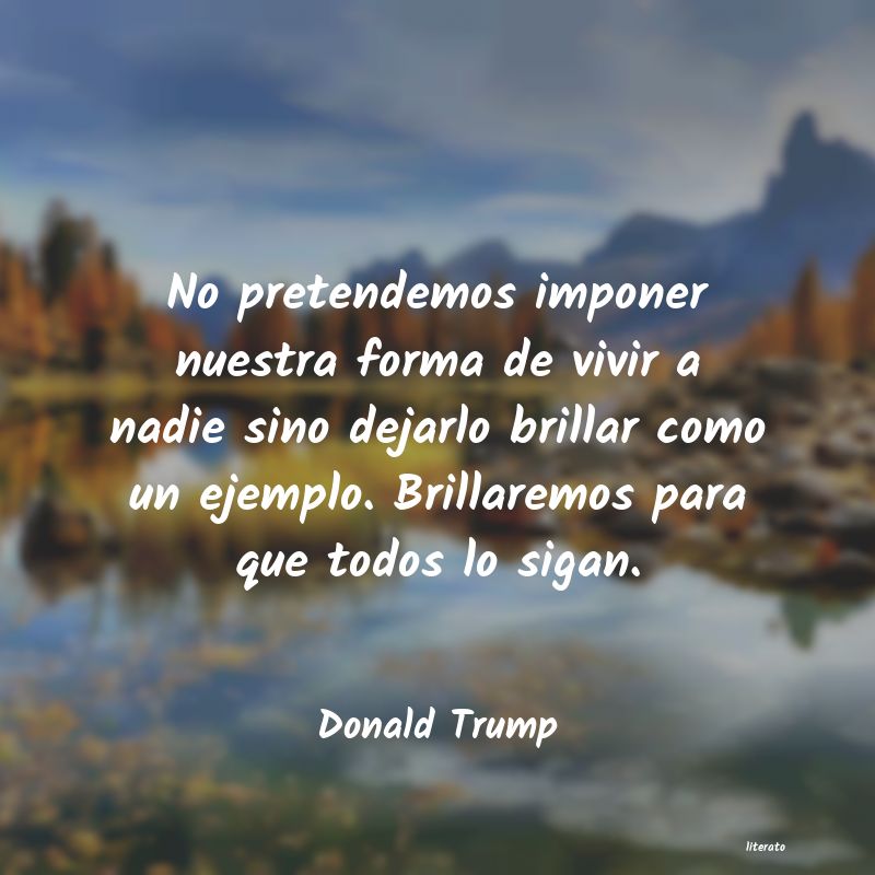 Frases de Donald Trump