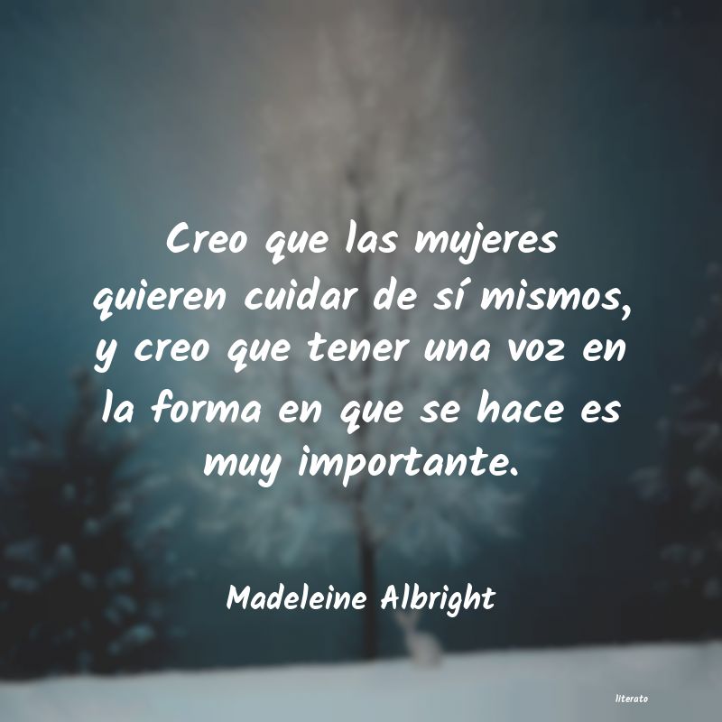 Frases de Madeleine Albright